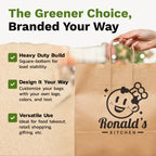 Supreme Kraft Paper Gift Bags with Handles, Holds 25.38L